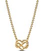Pandora Sparkling Infinity Heart Collier Gold Short Pendant Necklace - Image 2