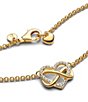 Pandora Sparkling Infinity Heart Collier Gold Short Pendant Necklace - Image 3