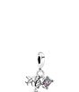 Pandora Airplane, Globe & Suitcase Dangle Sterling Silver Charm - Image 1