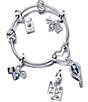 Pandora Airplane, Globe & Suitcase Dangle Sterling Silver Charm - Image 5