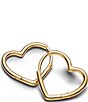 Pandora Asymmetrical Heart Hoop Earrings - Image 1