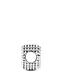 Pandora Beaded Open Heart Sterling Silver Charm - Image 3