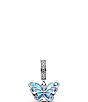 Pandora Blue Murano Glass Butterfly Dangle Charm - Image 2