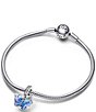 Pandora Blue Murano Glass Butterfly Dangle Charm - Image 3