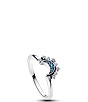 Pandora Celestial Blue Sparkling Moon Sterling Silver Ring - Image 2