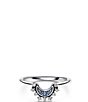 Pandora Celestial Blue Sparkling Moon Sterling Silver Ring - Image 3