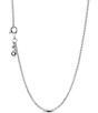 Pandora Classic Curb Cable Sterling Silver Chain Necklace - Image 2