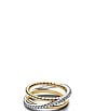 Pandora Crossover Beads & Pave Triple Band Ring - Image 2