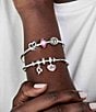 Pandora Crystal Sparkle Sterling Silver Spacer Charm - Image 5