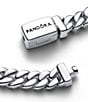 Pandora Cuban Sterling Silver Chain Bracelet - Image 2