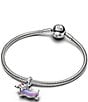 Pandora Dachshund Platinum Lab Created Opal Charm - Image 4