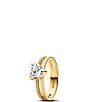 Pandora Double Band Heart Ring - Image 2