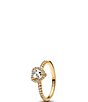Pandora Elevated Heart Ring - Image 1