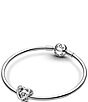 Pandora Entwined Sterling Silver Infinity Heart Charm - Image 5