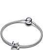 Pandora Family Script Sterling Silver Charm - Image 3