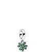 Pandora Four-Leaf Clover Sterling Silver Dangle Charm - Image 1