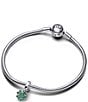 Pandora Four-Leaf Clover Sterling Silver Dangle Charm - Image 3