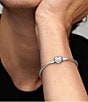 Pandora Heart Snake CZ Sterling Silver Chain Bracelet - Image 4