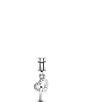 Pandora Interlocking Hearts Sterling Silver Charm - Image 2