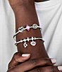Pandora Interlocking Hearts Sterling Silver Charm - Image 4