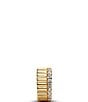 Pandora Mini Ribbed Clip Gold Charm - Image 2