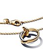 Pandora Organically Shaped Two-Tone Short Pendant Necklace - Image 2