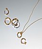 Pandora Organically Shaped Two-Tone Short Pendant Necklace - Image 3