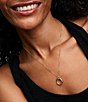 Pandora Organically Shaped Two-Tone Short Pendant Necklace - Image 4