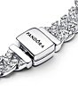 Pandora Pave Cuban Sterling Silver Chain Bracelet - Image 2