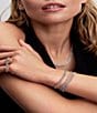 Pandora Pave Cuban Sterling Silver Chain Bracelet - Image 4