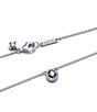 Pandora Round Pave Halo Sterling Silver Pendant Necklace - Image 3