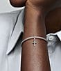 Pandora Sparkling CZ Sterling Silver Cross Dangle Charm - Image 3