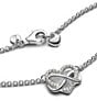 Pandora Sparkling Infinity Heart Collier Sterling Silver Short Pendant Necklace - Image 2