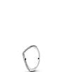 Pandora Sparkling Wishbone Sterling Silver Band Ring - Image 3