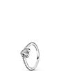 Pandora Sparkling Wishbone Sterling Silver Band Ring - Image 3