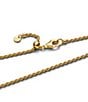 Pandora Textured Rope Gold Chain Necklace - Image 2
