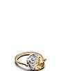 Pandora Through Hardships To The Stars Sun & Moon Reversible Medallion Ring - Image 1
