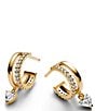Pandora Timeless Dangling Heart Hoop Earrings - Image 2