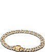 Pandora Two-Tone Pave Cuban Chain Bracelet - Image 1