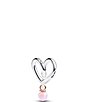 Pandora Two-Tone Pink Opal Wrapped Heart Charm - Image 1
