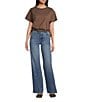 Papermoon Short Sleeve Side Tie Bubble Top - Image 3