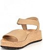 Color:Sandcastle - Image 4 - Papillio by Birkenstock Women's Glenda Suede Ankle Strap Platform Sandals