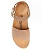 Color:Sandcastle - Image 5 - Papillio by Birkenstock Women's Glenda Suede Ankle Strap Platform Sandals