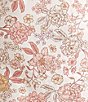 Color:Soft Cinnamon - Image 6 - Karolina Floral Cozy 3/4 Sleeve Button-Front Nightshirt