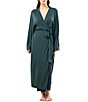 Papinelle Kate Long Sleeve V-Neck Modal Knit Soft Maxi Robe - Image 1