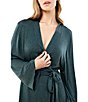 Papinelle Kate Long Sleeve V-Neck Modal Knit Soft Maxi Robe - Image 4
