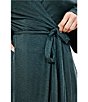 Papinelle Kate Long Sleeve V-Neck Modal Knit Soft Maxi Robe - Image 5