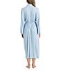 Papinelle Kate Modal Knit Soft Long Robe, Color:Winter Blue - Image 2