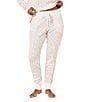 Papinelle Rosette Ditsy Print Long Sleeve V-Neck Knit Pajama Set - Image 4