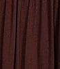 Color:Dark Chocolate - Image 3 - Soft Pleat Front Scoop Neck Sleeveless Modal Nightgown